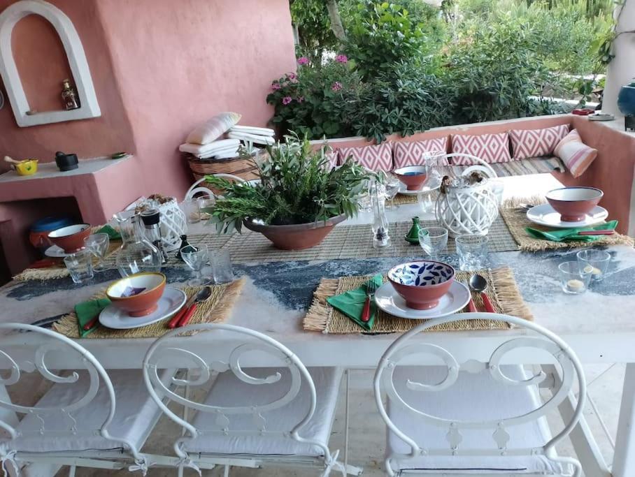 Vila Casa Dei Melograni At Vourlidia Leros Vromolithos Exteriér fotografie
